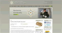 Desktop Screenshot of calsheriffs.org